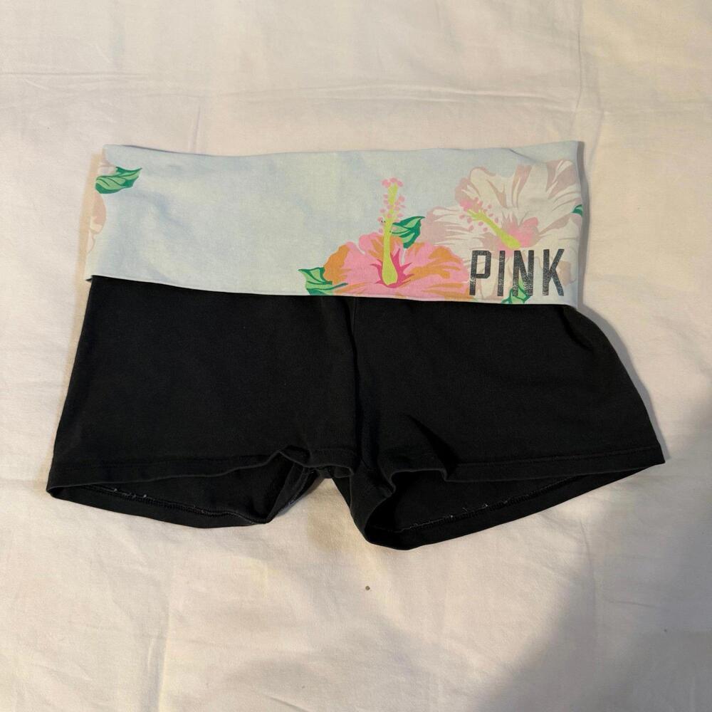 Y2K PINK Victoria Secret YOGA SHORTIE SHORTS